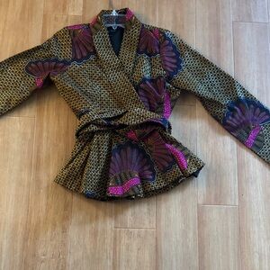 Stylish Women's Afro Centric Patterned Jacket